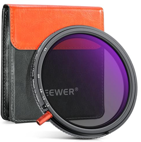 NEEWER 72mm 3 en 1 Filtro ND Variable + CPL + Black Diffusion 1/4, ND2-32 (1-5 Pasos), Objetivo Cámara Densidad Neutra Polarizador Circular Multicapa HD Cristal Óptico Efecto Filtro con Estuche