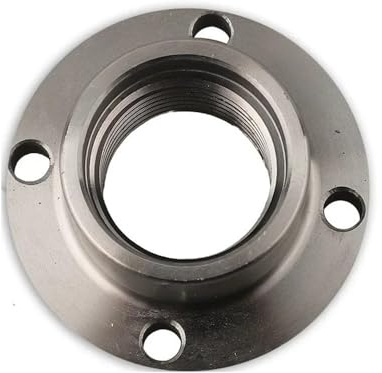 LLMWFA 1-8TPI Gewinde 2/3/4 Zoll Drehmaschinen-Frontplatte, praktische Flansch-Frontplatte aus Stahl, gefertigt mit Präzisions-Drehmaschinen-Werkzeugzubehör(3inch)