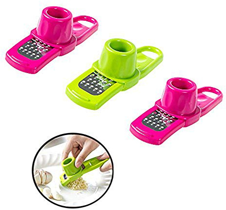 Ximimark 3 Pcs Mini Ginger Garlic Grinding Planer Slicer Multi Functional Cutter Tool