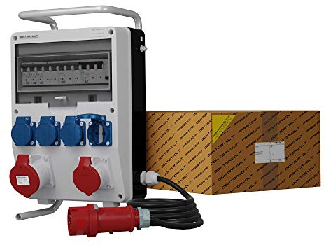 Doktorvolt Stromverteiler Baustromverteiler TD-S/FI 32A 16A 4x230V SKHU