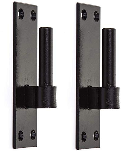 Merriway BH06846 Black Gate Hinge Bracket 134x38mm 13mm Pin Pack of 2