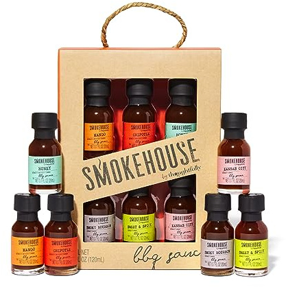 Modern Gourmet Foods, BBQ Sauce Collection, Variety 6 Pack, Flavours Include Root Beer BBQ Sauce, Jalapeno Wing Sauce, Tangy BBQ Sauce, Bourbon BBQ Sauce, Habanero Wing Sauce and Kansas City BBQ Sauce