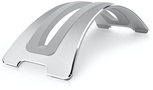 Twelve South BookArc for MacBook | Space-Saving Vertical Stand to Organize Work & Home Office for Apple MacBooks, *Now Compatible with M1 MacBooks* (Silver)