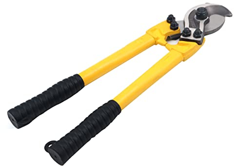 ZONADAH Pince coupe-câble haute performance - 350 mm - Pour couper des câbles en cuivre et en aluminium jusqu'à 100 mm²