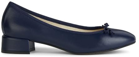 Geox D Floretia A Ballet Flat pour Femme, Bleu Marine, 38 EU