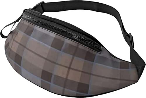 Outlander Fraser Tartan Plaid Gürteltasche, modische Gürteltasche, verstellbare Hüfttasche für Männer und Frauen