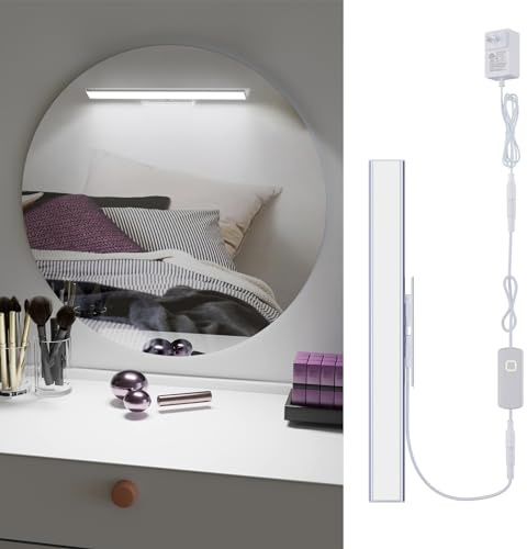 MY BEAUTY LIGHT Bright Dimmable Led Vanity Light Bar for Mirror, 2600K-6800K Adjustable Color Temperature Bathroom Vanity Light Fixtures, 0°-135° Angle Adjustable LED Makeup Mirror Lights