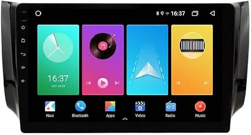 MLXABH Android 11 Navigatore satellitare per Auto Stereo nel cruscotto per Ni-ssan Sylphy 2012-2017 Navigazione GPS 10.1'' unità Principale Lettore multimediale Ricevitore Video Controllo del Vol