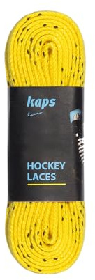 Kaps Wasserfeste Schnürsenkel aus Polyester für Schlittschuhe | Extrem Reißfest (190 daN), Wasserfest | Für Eishockey Schlittschuhe
