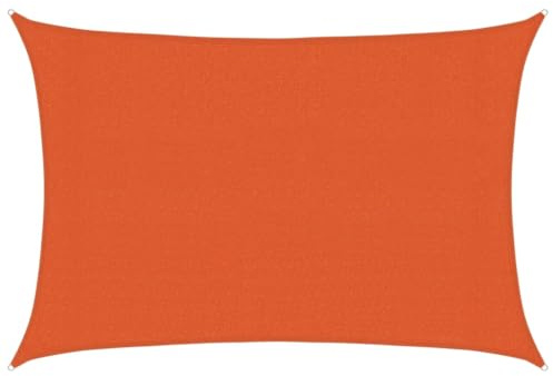 Voile d ombrage 160 g m² Orange 3x4 m PEHD