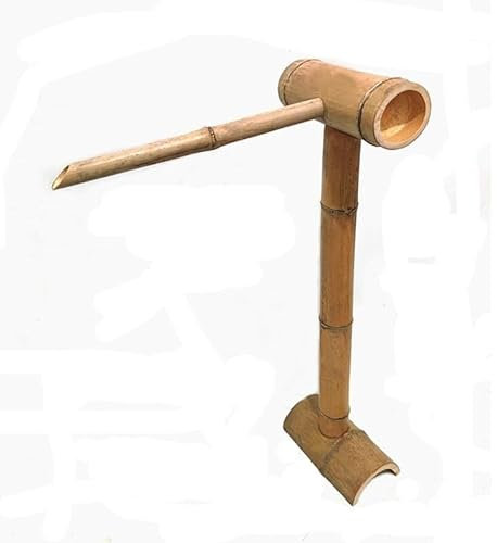 SDTOOP Fontana for Esterni Alta 19,7 Pollici, Ornamenti for Acqua Corrente in bambù Senza Pompa, paesaggistica for fontane da Giardino Giapponese