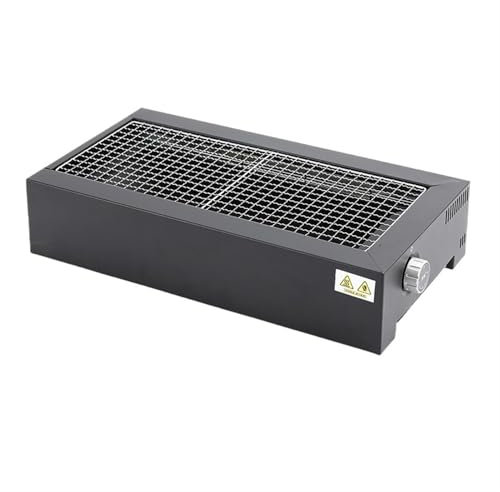 Estufa portátil para Barbacoa Estufa de Barbacoa de carbón eléctrica for el hogar, Estufa de ebullición de té, Parrilla de Barbacoa de Mesa portátil sin Humo for Acampar al Aire Libre, Picnic, Cocina