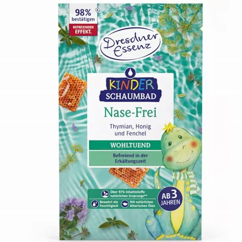 6er Pack Dresdner Essenz Kinder Schaumbad Nase-Frei 6 x 40ml