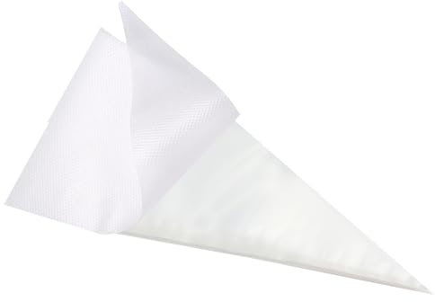 Bolsillo para pastelería, 100 bolsillos para pastelería desechables, muy adecuado para hacer pasteles y galletas, para decoración de tartas, magdalenas, pastelería