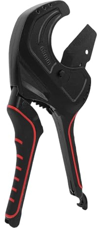 Fafeicy Tagliatubi in PVC Taglio a Cricchetto Fino a 63 Mm Utensile da Taglio Rapido con Lama SK5 in Alluminio Resistente per Tubi Idraulici in Plastica PPR PEX PE Tubi Idraulici