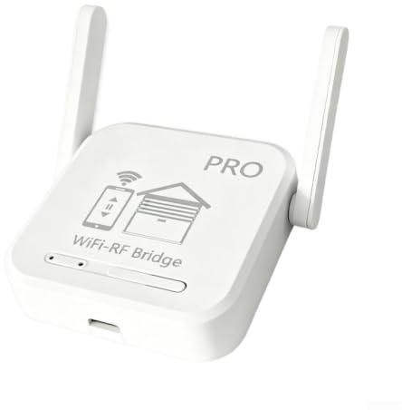 for Smart Garage Door Opener WiFi Remote Voice Control for Smart(White)