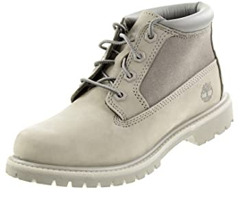 Timberland Nellie Chukka Leather Sde, Stivali Donna, Grigio (Medium Grey Nubuck), 40 EU