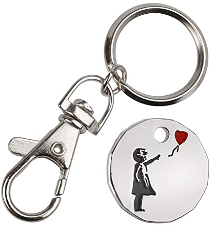 12 unités Happy Jeton de chariot de courses Locker (£1 Taille de pièce)