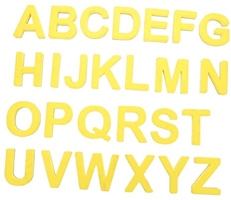 Mobestech 26stücke Großbuchstaben Kühlschrankmagnet Alphabet Lernmagnet Dekormagnet Für Gefrierschrank