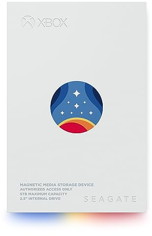 Seagate FireCuda Gaming HDD 5 TB,disco esterna, PC Gaming, Starfield Special Edition, USB 3/2, Data Rescue Service (STMJ5000400)