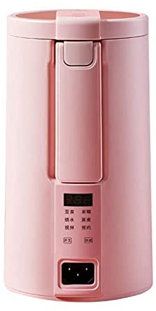 JINZBO Spremiagrumi Elettrico Macchina per Latte di Soia Mini Riscaldabile Spremiagrumi per Latte di Soia Frullatore per Pasta di Riso Senza Filtro con Vapore Colazione