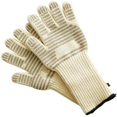 Maniques de four à micro-ondes en silicone et coton - Protection contre la chaleur - Anti-glisse, sans danger - Pour les professionnels de la cuisine