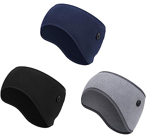 Milisten 3pezzi Cuffie Earmuffs Termiche e Protettive Invernali Fascia Per e Traspirante Per e Attività Outdoor