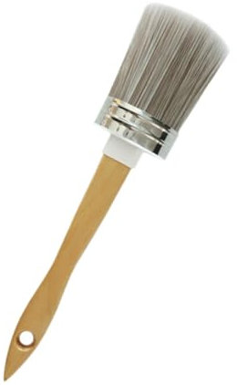Gralara Chalk Paint Brush Round Brush Wax Paint Brush Milk Paint Brush for Home Improvement