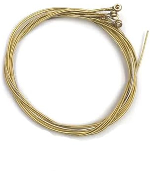 GIJMZY Corde per Chitarra da Concerto Corde for Chitarra Acustica da 6 Pezzi Corde for Chitarra Colorate for Chitarra Folk Acustica Parti Multicolori for Chitarra Classica(Yellow)