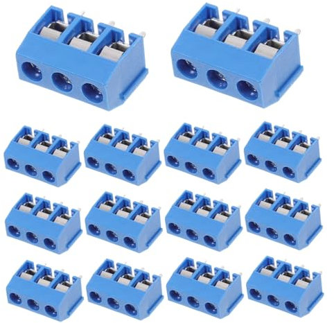 DECORNIJIA 20stücke Teiliges Schraubklemmen- Kompakte Und Vielseitige Pcb-reihenklemmen Für Sichere Elektrische Verbindungen Einfache Montage Platzsparend Farbige Steckverbinder Für Elektroni