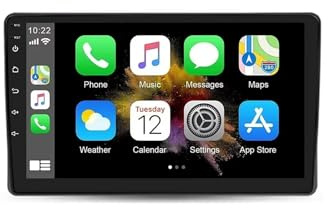 Android 15 Autoradio 2 Din per Fiat Panda 169 2003-2012 Carplay 9 IPS Touchscreen Stereo Auto con GPS Bluetooth DSP FM USB SWC Telecamera posteriore(4G+64G)