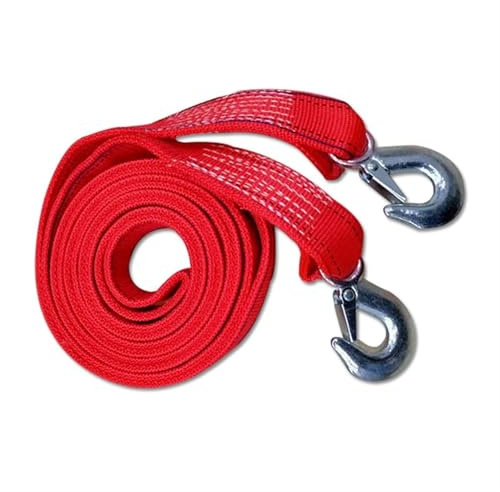 SHENJMAI Corda di Traino 4M Heavy Duty 5 TON Car Tow Cable Traino Fune di Traino Cinghia Ganci Van Road