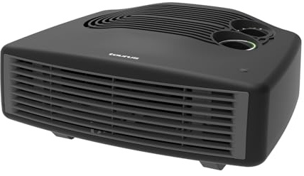 Taurus – Calefactor Tropicano 3000 | Superficies de 30 m² | 2 Velocidades Calentamiento | Termostato Ajustable | Función Ventilador | Seguridad Sobrecalentamiento | Modo Silencioso