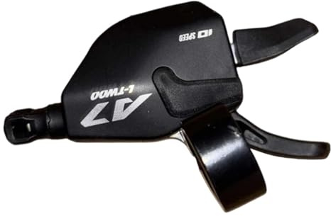 Fxzqgnh Leva del Cambio per Bicicletta con Componente, Leva del Cambio a 10 velocità, Montaggio Superiore in Alluminio Massiccio, Progettata per Cicli
