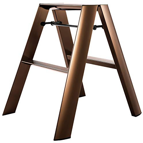 Hasegawa Ladders Lucano Step Stool Premium Edition 2 Step Bronze