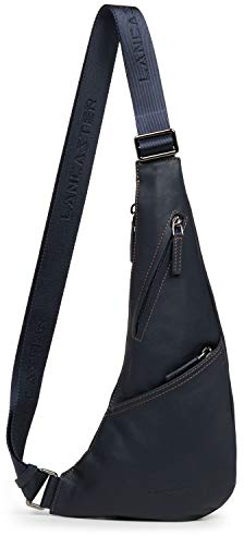 Lancaster Soft Vintage Homme Sling Bag Bleuf Camel