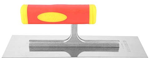 Heaveant Edelstahl Maurerkelle, Professional Stukkateurspachtel Verputzen Spachtelkelle Fliesenboden Fugenmörtel Float Tiling Tool(240mm)