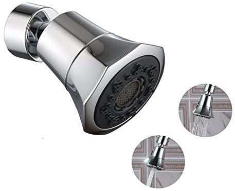 Aeratore per rubinetto, aeratore girevole, ugello miscelatore a 360 °, filtro integrato, più risparmio idrico rispetto ad altri aeratori, adatto per rubinetti 22M / 24M