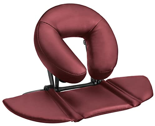 EBANKU Cojín para Mesa Masajes, Reposacabezas Ajustable para Mesa Masajes, Plataforma para Silla Masajes, Cama SPA (Red)