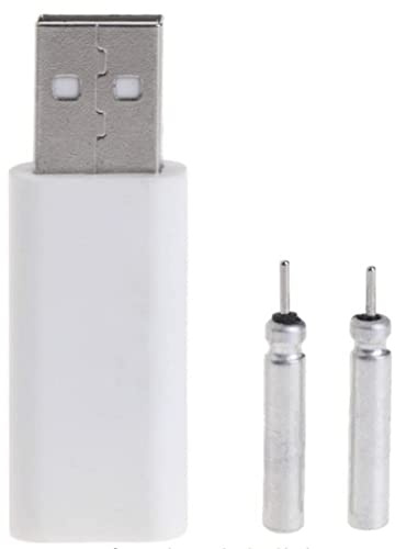 Batteria ricaricabile da pesca a galleggiante USB Caricatore USB galleggia elettroniche batterie pesca bobber galleggianti CR425 per bastone da pesca notturno.
