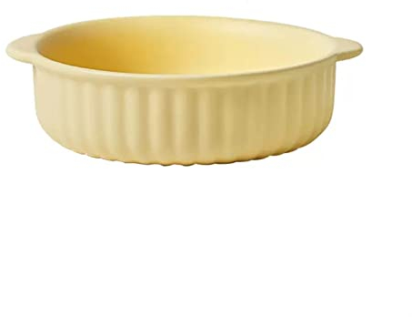 Lasagnera Friggitrice ad aria a doppio orecchio Ciotola da forno Teglia da forno in ceramica Forno domestico Teglia dedicata Teglia da forno rotonda grande Teglia da forno tinta unita Teglie da Forno