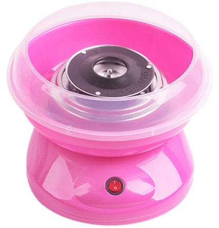 feveo Máquina para Hacer algodón de azúcar,Máquina de algodón de azúcar | Fácil de Usar y Limpiar con Placa a Prueba de Salpicaduras de Calidad alimentaria, Mini máquina Retro de algodón de azúcar