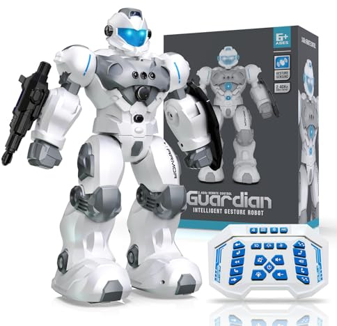 Oharsea Robot Toys for Kids, Toys for 6 7 8 9 10 Year Old Boys Girls, Remote Control Toys with 2.4GHz Gesture Sensing, Programmable Singing Dancing RC Robot, Birthday Gifts for Boys and Girls
