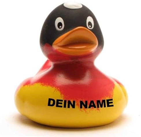 DUCKSHOP Badeenten - personalisierbar (Deutschland Ente)