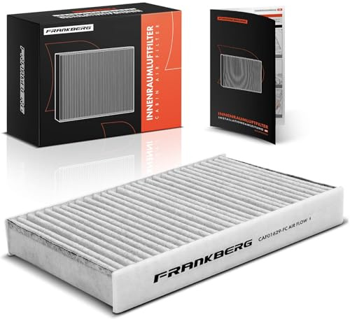 Frankberg Innenraumfilter Pollenfilter mit Aktivkohlefilter 271T200A00 | Kompatibel mit Pulsar Hatchback C13, Juke F15 1.2L 1.5L 2010-2019, Fluence L3, M.e.g.a.n.e III Hatchback B3 BZ0/1