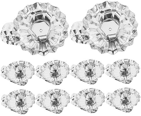 ULDIGI 10stücke Weihnachtskerzenhalter Clips Förmige Metallkerzenhalter Für Weihnachtsbaumdekoration Stabiler Halt Für Festliche Anlässe Und Kreative Heimdekoration