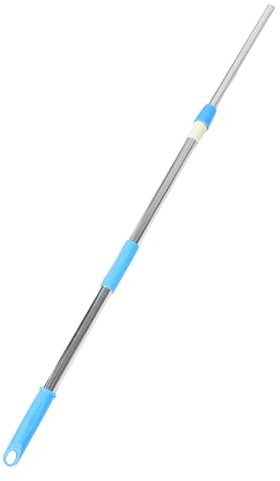 ABOOFAN Mop Pole Replacement, Stainless Steel Rotating Mop Rod with Adjustable Telescopic Mechanism, 360° Rotating Design and Anti-Explosion Rod for Floor Cleaning