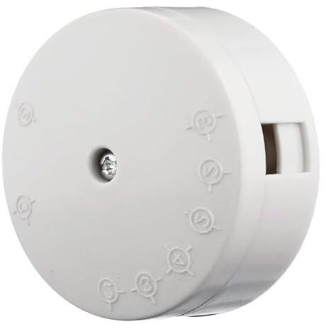 U-Trade Junction Box – 5, 20 or 30 Amp with 4 Terminals | Electrical Cable Connection Box for Safe and Secure Wiring – Round White (30 Amp)