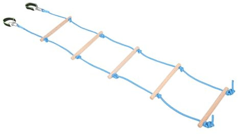 Toyvian Échelle pour Trampoline Cabane Arbre Balançoire Garçon Fille Équipement Jeu Suspendu Aire Jeux Extérieur