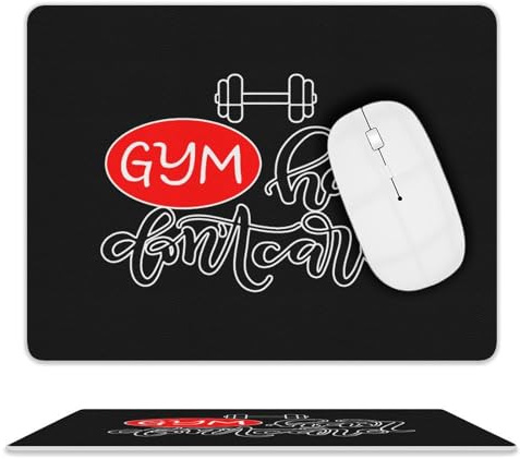 Tappetino per Il Mouse Gym Hair Don't Care Personalizzato Tappetino per Mouse Ergonomico Gaming Mousepad per Ufficio Casa Computer 25X30Cm